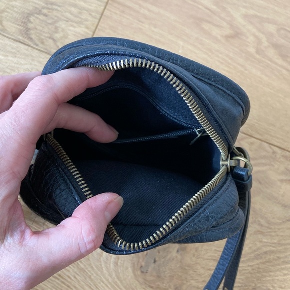 Faux Leather + Fur Crossbody Chain Strap - Picture 3 of 7